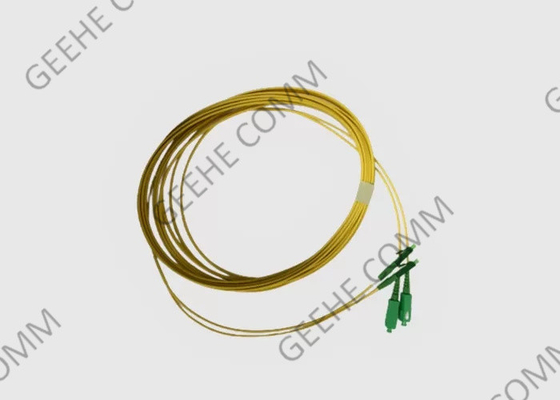 Μπότα 90 βαθμού διπλό σκοινί μπαλωμάτων lc-Sc UPC SM 9/125 μικρού για CATV