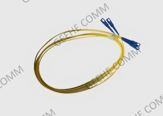 της 3M κίτρινο LSZH σκοινί μπαλωμάτων ινών PC Sc-Sc σακακιών διπλό 9/125
