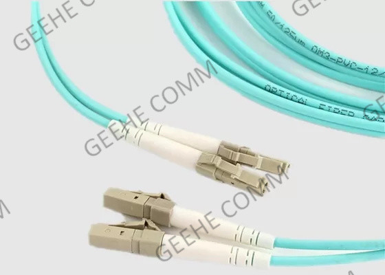διπλό OS2 PVC Aqua της 3M LC σε LC ενιαίο καλώδιο ινών τρόπου σακακιών