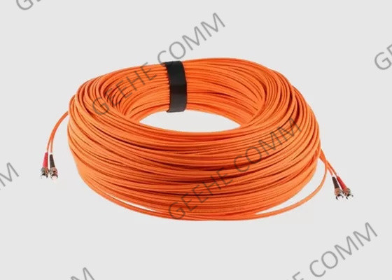 Om2 2.0mm μονοκατευθυντικό ST Apc OD – Apc του ST Singlemode σκοινί 10m μπαλωμάτων οπτικών ινών