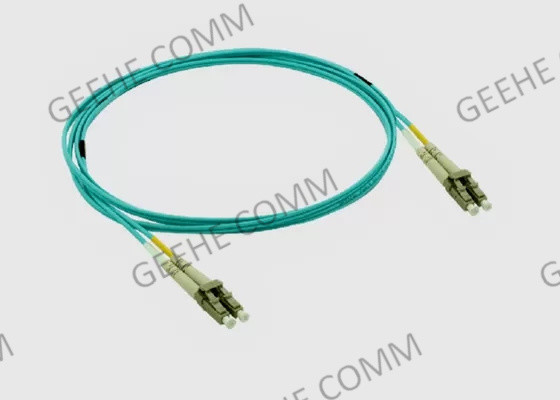 εκτιμημένο 10Gb Lc Lc Om3 σκοινί μπαλωμάτων 50/125µM OFNR πολλαπλού τρόπου