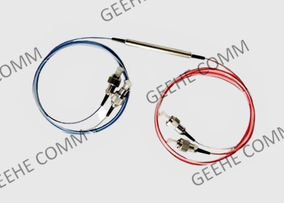 WDM σωλήνων 1310nm χάλυβα λιωμένη μήκος κύματος χαμηλή απώλεια με τους συνδετήρες FC/PC