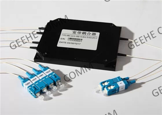 2×4 WDM οπτικών ινών ανεμιστήρων έξω λιωμένη 1480nm ενότητα