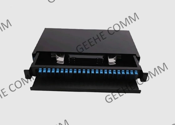 24 το ράφι προσαρμοστών Sc UPC λιμένων τοποθετεί την επιτροπή μπαλωμάτων 1U για το κέντρο δεδομένων