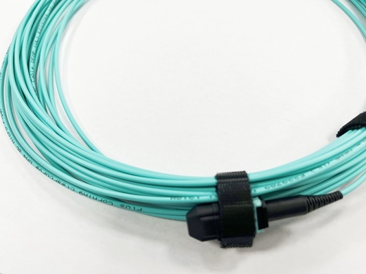 8F OM4 2mm OD MPO(F)-MPO(F) type B OFNP χαμηλή απώλεια 13m