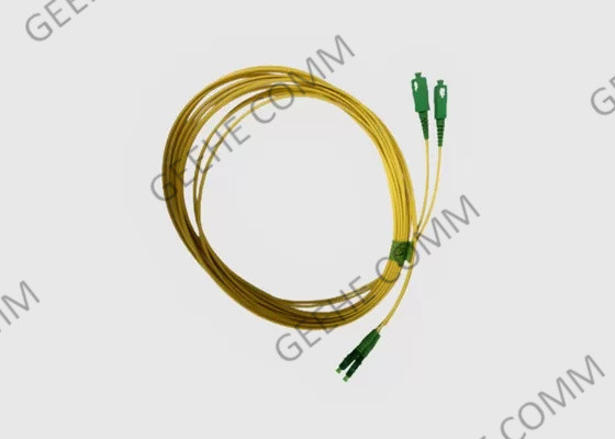 Μπότα 90 βαθμού διπλό σκοινί μπαλωμάτων lc-Sc UPC SM 9/125 μικρού για CATV