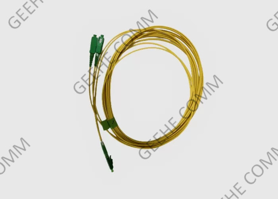 Μπότα 90 βαθμού διπλό σκοινί μπαλωμάτων lc-Sc UPC SM 9/125 μικρού για CATV