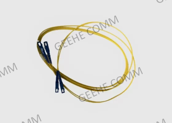 της 3M κίτρινο LSZH σκοινί μπαλωμάτων ινών PC Sc-Sc σακακιών διπλό 9/125