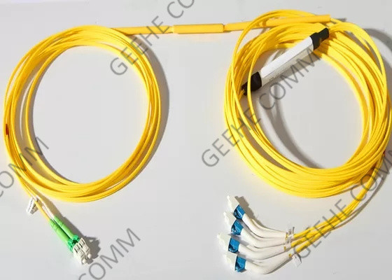12 σκοινιά 1.8mm 10M LC σε LC πολλαπλού τρόπου καλώδιο μπαλωμάτων οπτικών ινών
