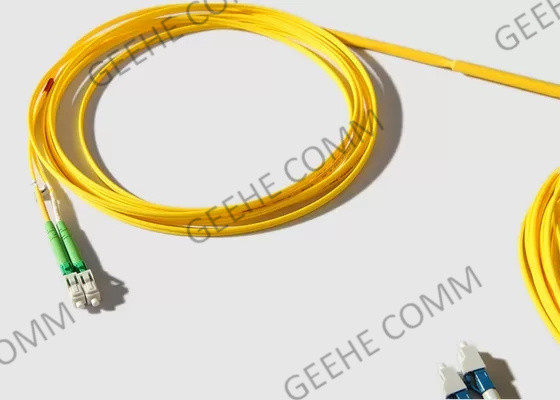 12 σκοινιά 1.8mm 10M LC σε LC πολλαπλού τρόπου καλώδιο μπαλωμάτων οπτικών ινών