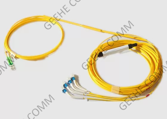 12 σκοινιά 1.8mm 10M LC σε LC πολλαπλού τρόπου καλώδιο μπαλωμάτων οπτικών ινών