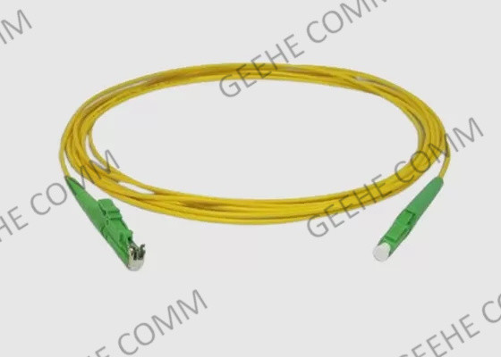 Singlemode 9/125 APC σκοινιού E2000 μπαλωμάτων οπτικών ινών OS2 APC LC