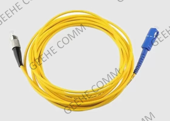 μονοκατευθυντικό Sc 2.0mm στο σκοινί μπαλωμάτων οπτικών ινών FC 9/125um