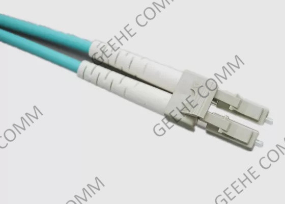 διπλό OS2 PVC Aqua της 3M LC σε LC ενιαίο καλώδιο ινών τρόπου σακακιών