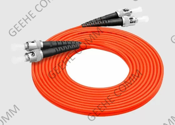 FC στο ST διπλό OM3 0.9mm 1m πολλαπλού τρόπου σκοινί μπαλωμάτων οπτικών ινών