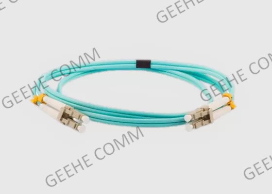 εκτιμημένο 10Gb Lc Lc Om3 σκοινί μπαλωμάτων 50/125µM OFNR πολλαπλού τρόπου