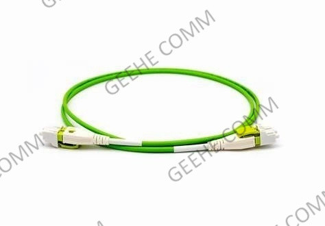 Πολλαπλού τρόπου διπλό LC/LC Uniboot Corning σκοινί μπαλωμάτων οπτικών ινών ινών OM4