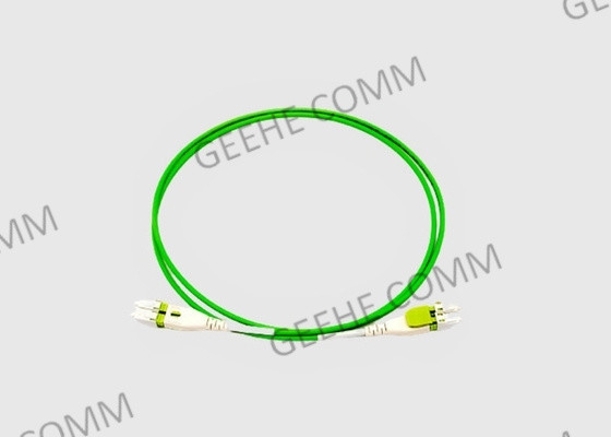 Πολλαπλού τρόπου διπλό LC/LC Uniboot Corning σκοινί μπαλωμάτων οπτικών ινών ινών OM4