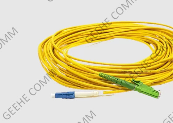 Singlemode 9/125 APC σκοινιού E2000 μπαλωμάτων οπτικών ινών OS2 APC LC