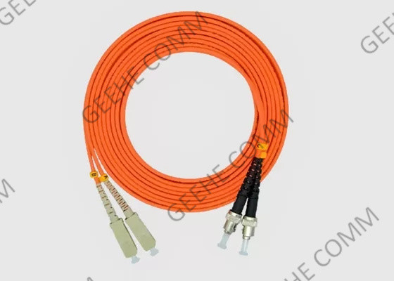Άλτης G657A ST ινών στο διπλό 10G ενιαίο σκοινί μπαλωμάτων ινών τρόπου Sc
