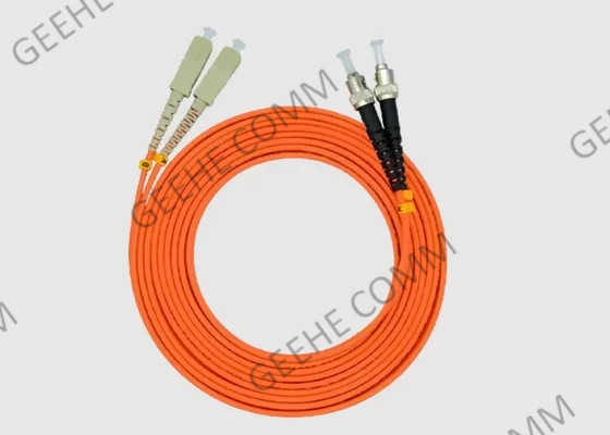 Άλτης G657A ST ινών στο διπλό 10G ενιαίο σκοινί μπαλωμάτων ινών τρόπου Sc