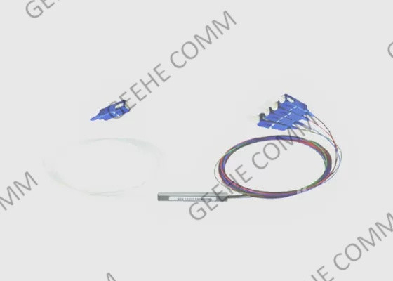 1x4 μίνι ενότητα 900μm Singlemode θραύστης οπτικών ινών Υ SC/UPC LZSH