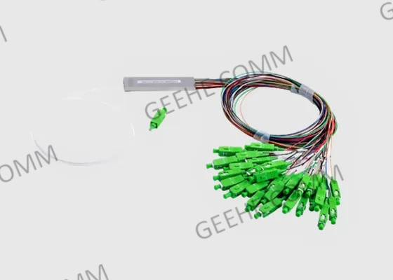 1x 26 Singlemode συνδετήρες σωλήνων SC/APC θραυστών ινών PLC 60/40 διάσπαση