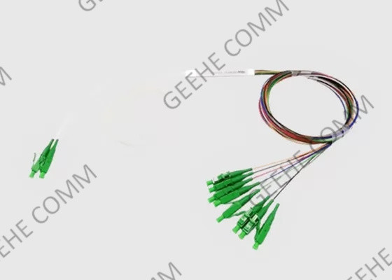 FTTH χαμηλός εισαγωγής θραύστης PLC απώλειας 2x4 Blockless παθητικός οπτικός