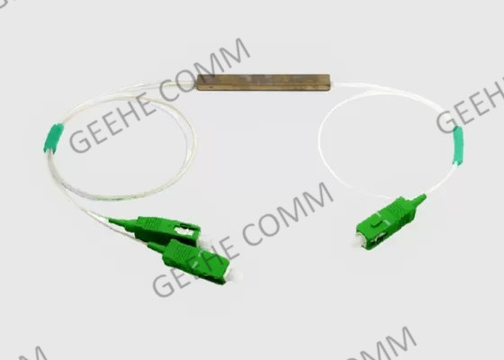APC 0.9mm Sc 5G 1×2 FTTH οπτικός θραύστης με 2 σε 1 έξω