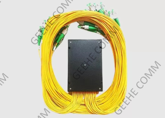 PLC Fiber Optic Cable Splitter 1x64 ABS Box SM 2mm 1m FC Συνδέσεις APC