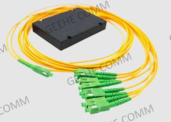 APC Sc ινών Corning κιβωτίων ABS Datacentre θραύστης 1 καλωδίων οπτικών ινών σε 8 έξω