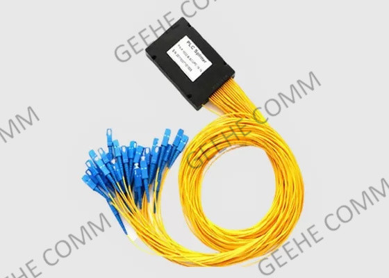 1x32 PLC Fiber Cable Splitter SC/UPC 900UM 1.5M ABS Box Οπτικός Χωριστής