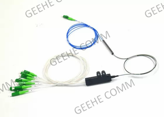 8 θραύστης PLC οπτικών ινών πυρήνων 1X8 με τους συνδετήρες LC/APC