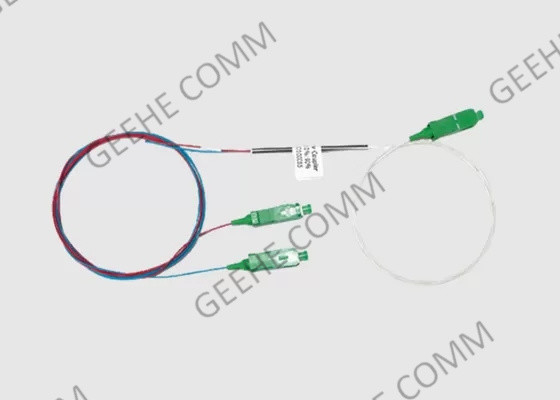 SM τυποποιημένος συζευκτήρας 1310nm 1550nm 1M ινών 1X2 μακροχρόνιος 900um τύπος ινών