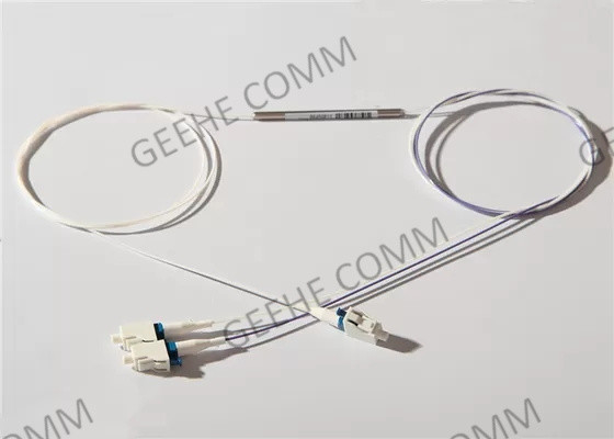 900um SM 1550nm 50/50 διασπασμένος συζευκτήρας οπτικών ινών 1x2