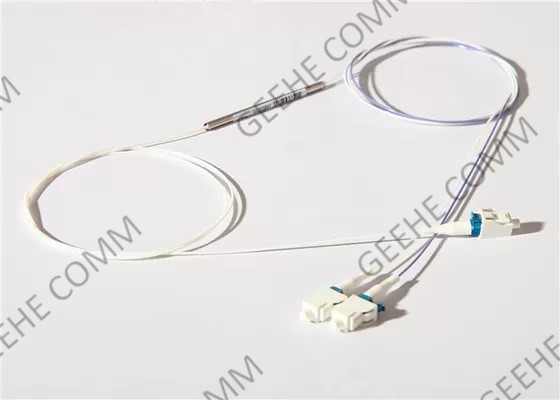 900um SM 1550nm 50/50 διασπασμένος συζευκτήρας οπτικών ινών 1x2