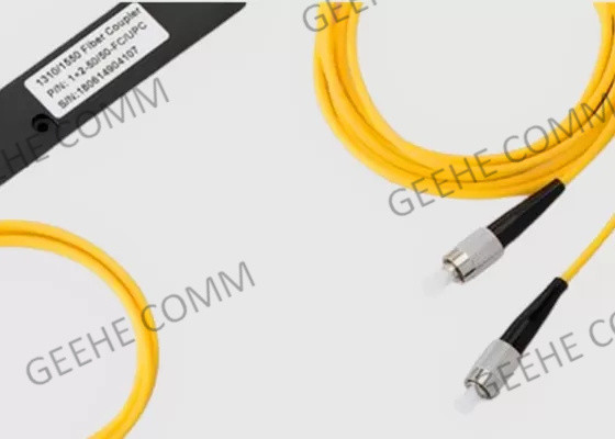 Singlemode 50/50 αναλογία θραύστες Sc 1×2 FC συζευκτήρων FBT με το κιβώτιο ABS
