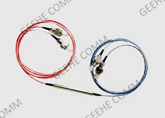 Ενιαίο διπλό παράθυρο 0.9mm θραυστών τρόπου 2X2 FC/APC FBT ίνα με το χαλαρό σωλήνα