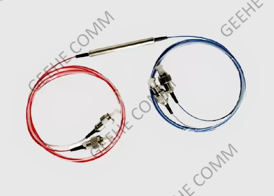 Ενιαίο διπλό παράθυρο 0.9mm θραυστών τρόπου 2X2 FC/APC FBT ίνα με το χαλαρό σωλήνα