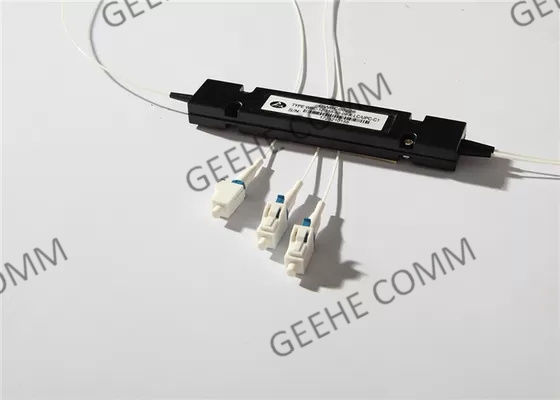 50/50 ενιαίος συζευκτήρας ινών τρόπου 1×2 155nm μ.μ.