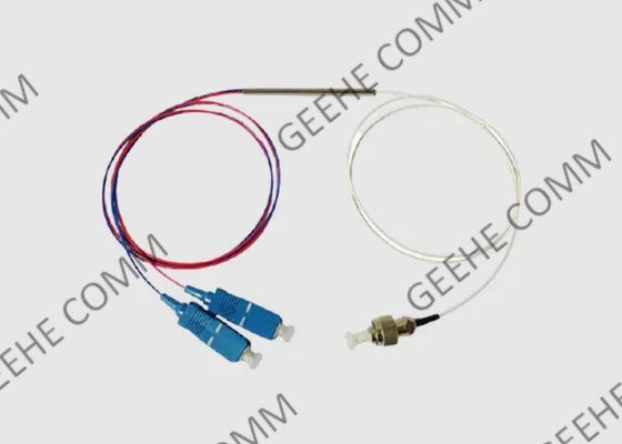 WDM 1x2 FBT 1550nm Sc UPC συζευκτήρων οπτικής ίνας για FTTH
