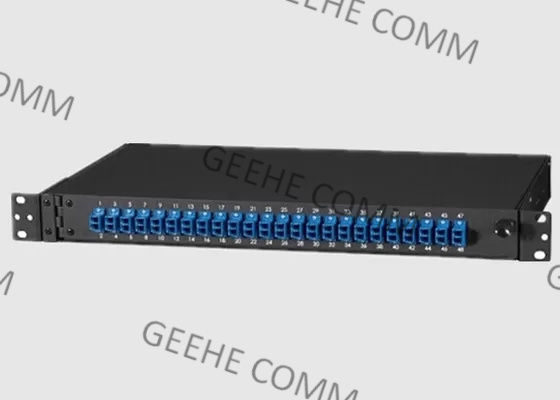 Ο τοίχος προσαρμοστών Sc τοποθετεί την επιτροπή μπαλωμάτων οπτικών ινών λιμένων 2U 48