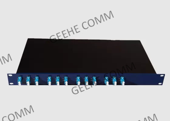 Μαύρο πολλαπλού τρόπου διπλό 1.2mm επιτροπή μπαλωμάτων ινών Sc 12 λιμένων