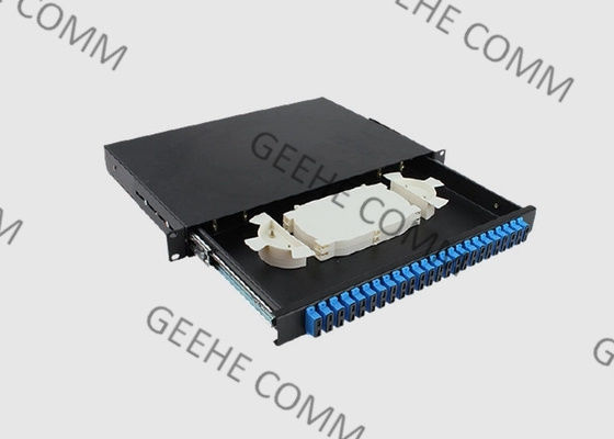 19 το ράφι ίντσας 1U τοποθετεί την επιτροπή μπαλωμάτων 24 ΚΚ λιμένων μονοκατευθυντικός προσαρμοστής Sc/PC