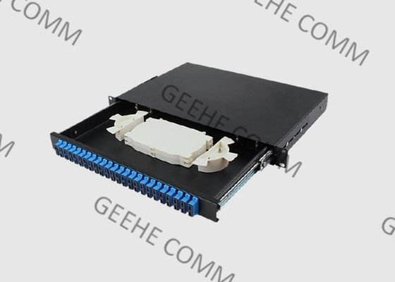 19 το ράφι ίντσας 1U τοποθετεί την επιτροπή μπαλωμάτων 24 ΚΚ λιμένων μονοκατευθυντικός προσαρμοστής Sc/PC