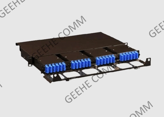 Το ράφι τοποθετεί την επιτροπή μπαλωμάτων οπτικών ινών Sc UPC 1U για FTTH