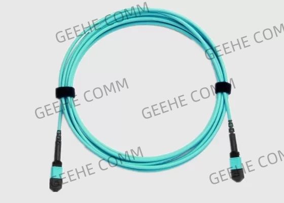 12 αρσενικό πυρήνων στο θηλυκό καλώδιο ινών LSZH OM3 MPO