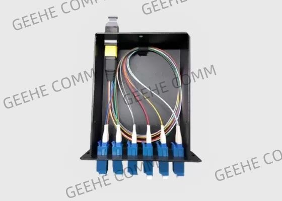 12 ίνα προ-εγκατεστημένη κασέτα καλωδίων ξεμπλοκαρίσματος ινών 6 διπλή προσαρμοστών MTP/MPO LC