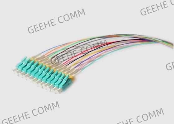 Πολυ τρόπος 12 πυρήνες 0.9mm MPO στο καλώδιο ξεμπλοκαρίσματος LC