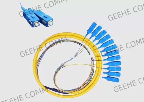 Πλεξίδα σκοινιού μπαλωμάτων πυρήνων G652D G657A1 Sc UPC 12